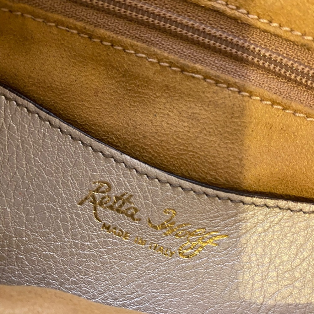 Iridescent Python Snakeskin Clutch Retta Wolff - image 6